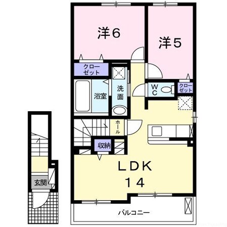 ミラ　フォレストIIの物件間取画像